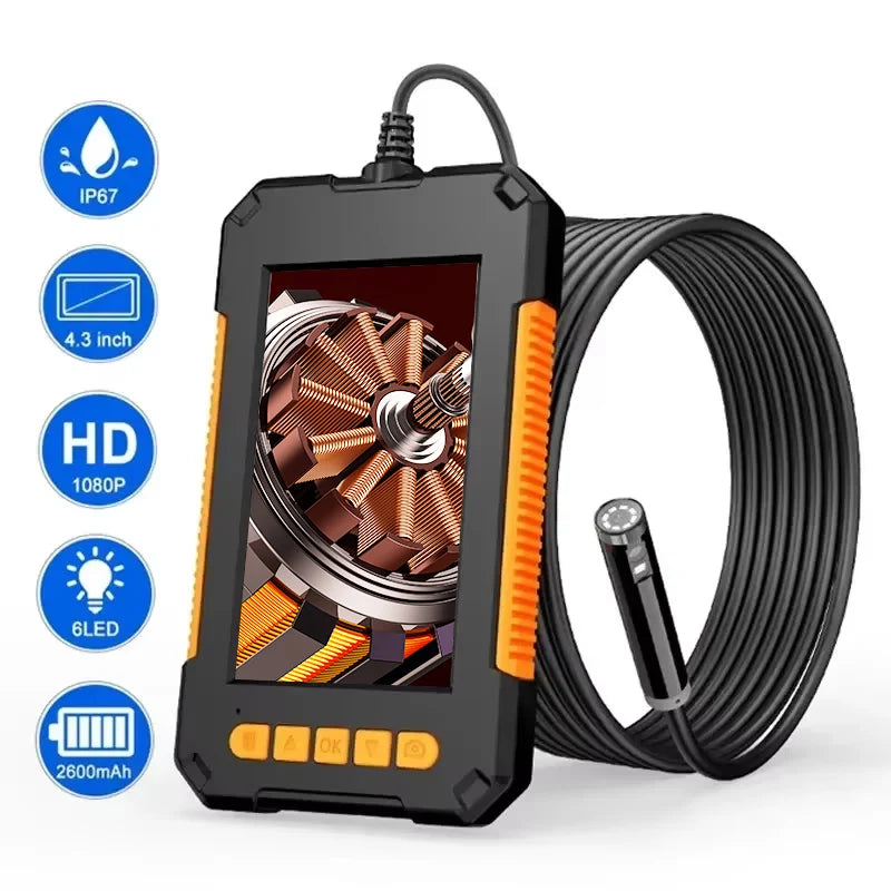 4.3" IPS 1080P Endoscope Camera