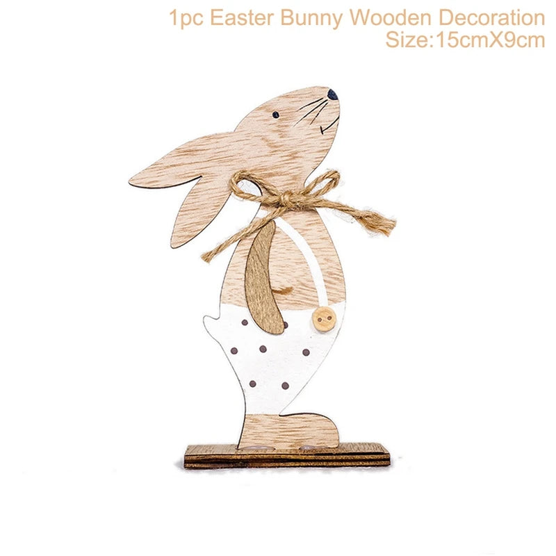 2024 Easter Wooden Decoration
