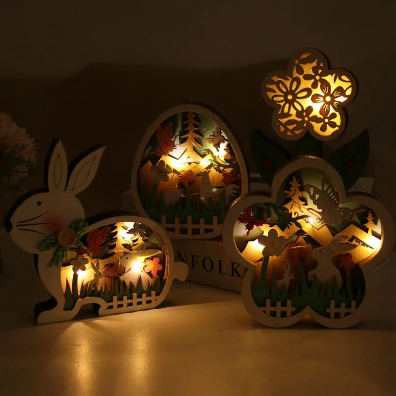 2024 Easter Wooden Decoration