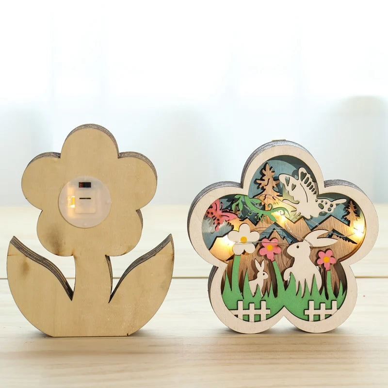 2024 Easter Wooden Decoration
