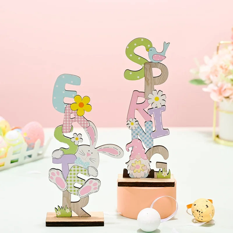 2024 Easter Wooden Decoration