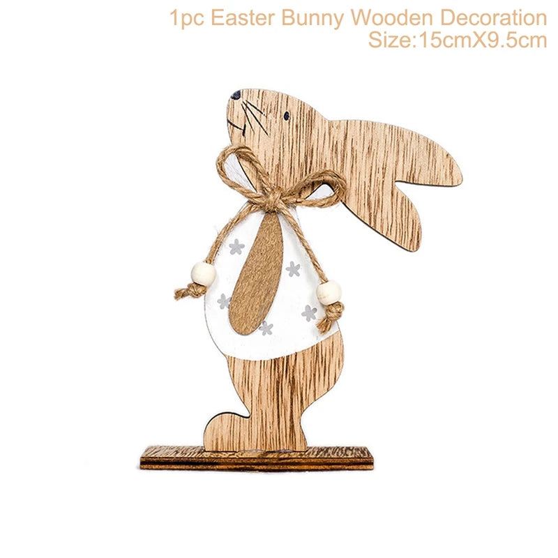 2024 Easter Wooden Decoration