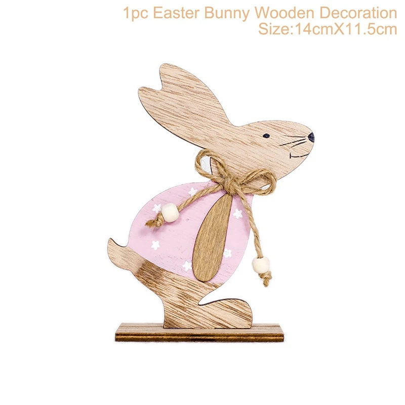 2024 Easter Wooden Decoration