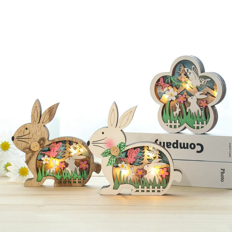 2024 Easter Wooden Decoration