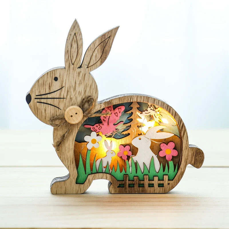 2024 Easter Wooden Decoration