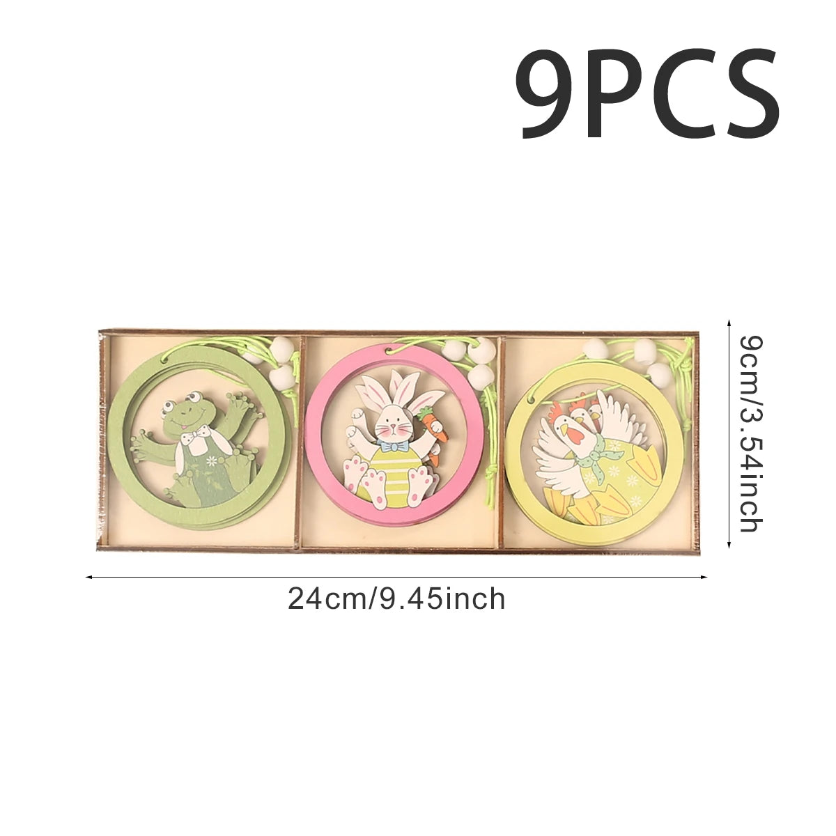 2024 Easter Wooden Decoration