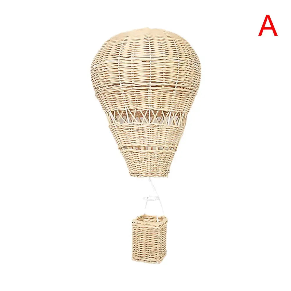 Rattan Hot Air Balloon Decor