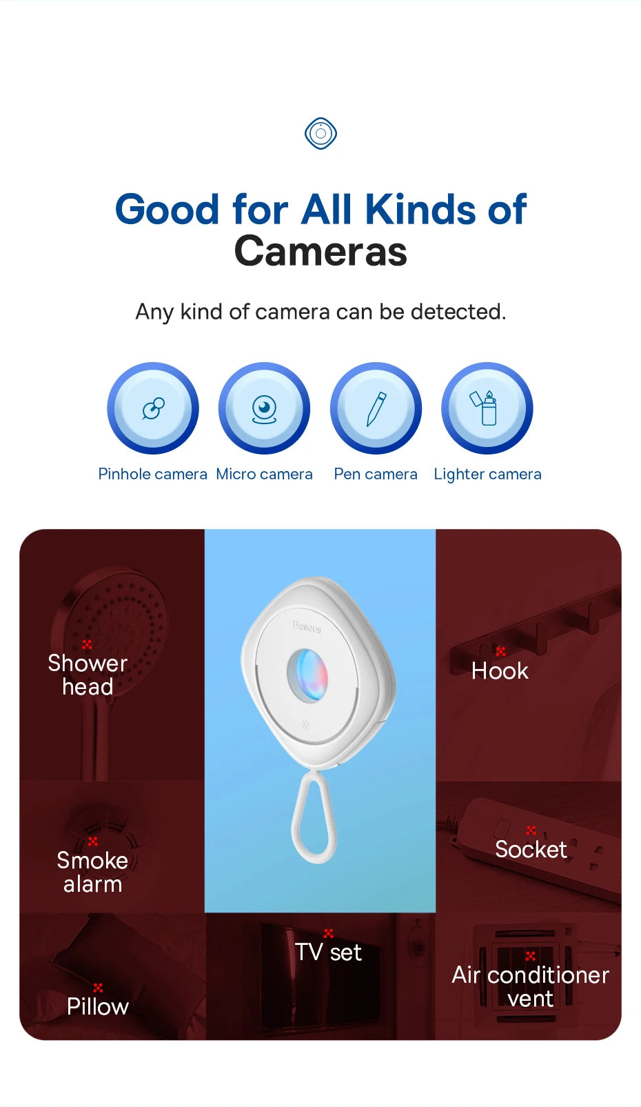 Baseus Anti-Spy Camera Detecto