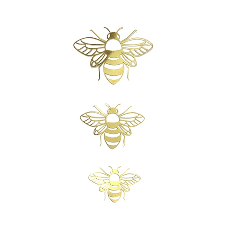 12-Piece Hollow Bee Wall Stickers