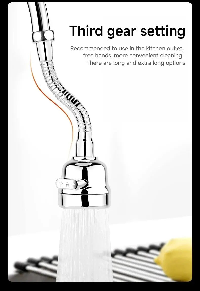 3-Mode Universal Kitchen Faucet Extender: