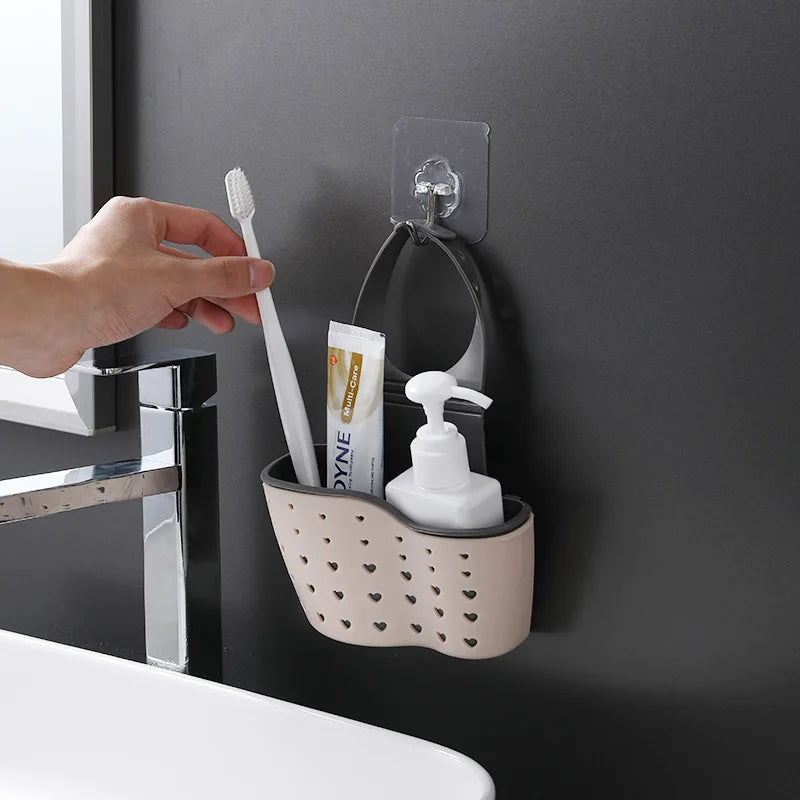 Adjustable Snap-On Sink Sponge Holder