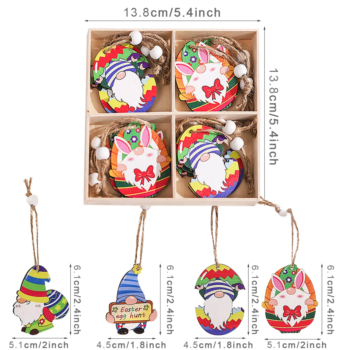 2024 Easter Wooden Decoration