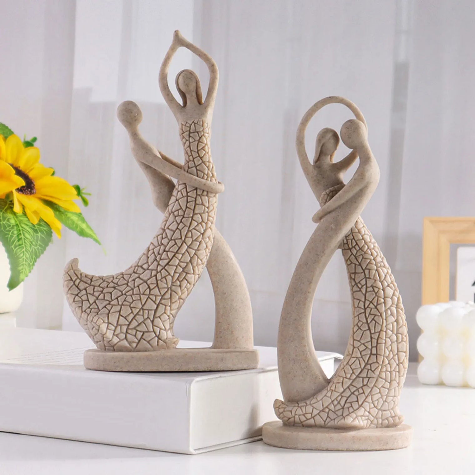 Couples Abstract Statue