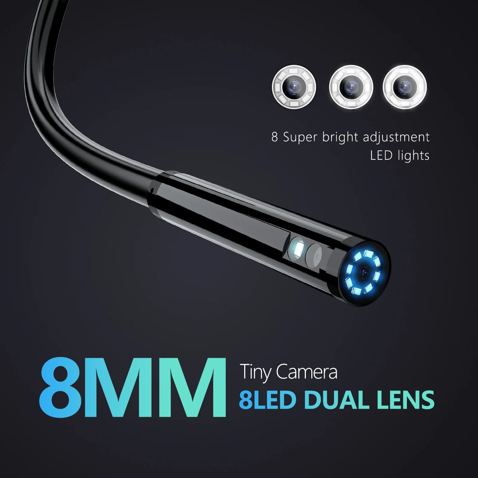 4.3" IPS 1080P Endoscope Camera