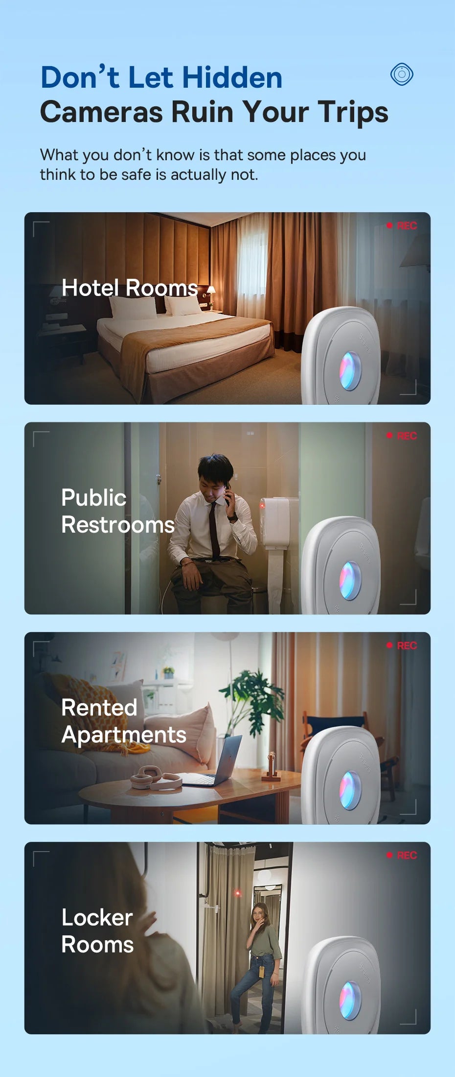 Baseus Anti-Spy Camera Detecto