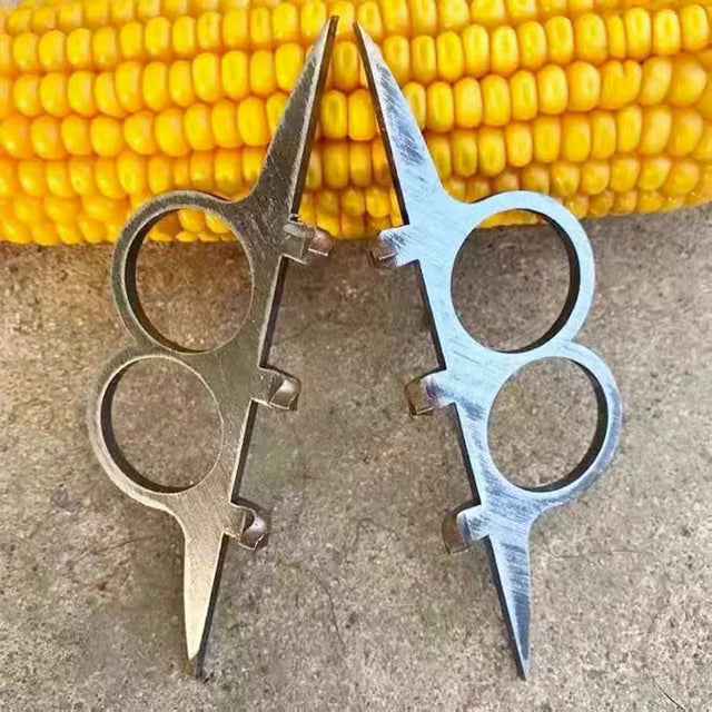 2pcs Aluminum Corn Remover β Easy Kernel Stripper for Kitchen & Market Use