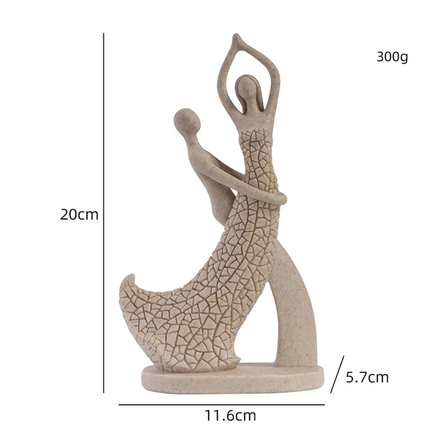 Couples Abstract Statue