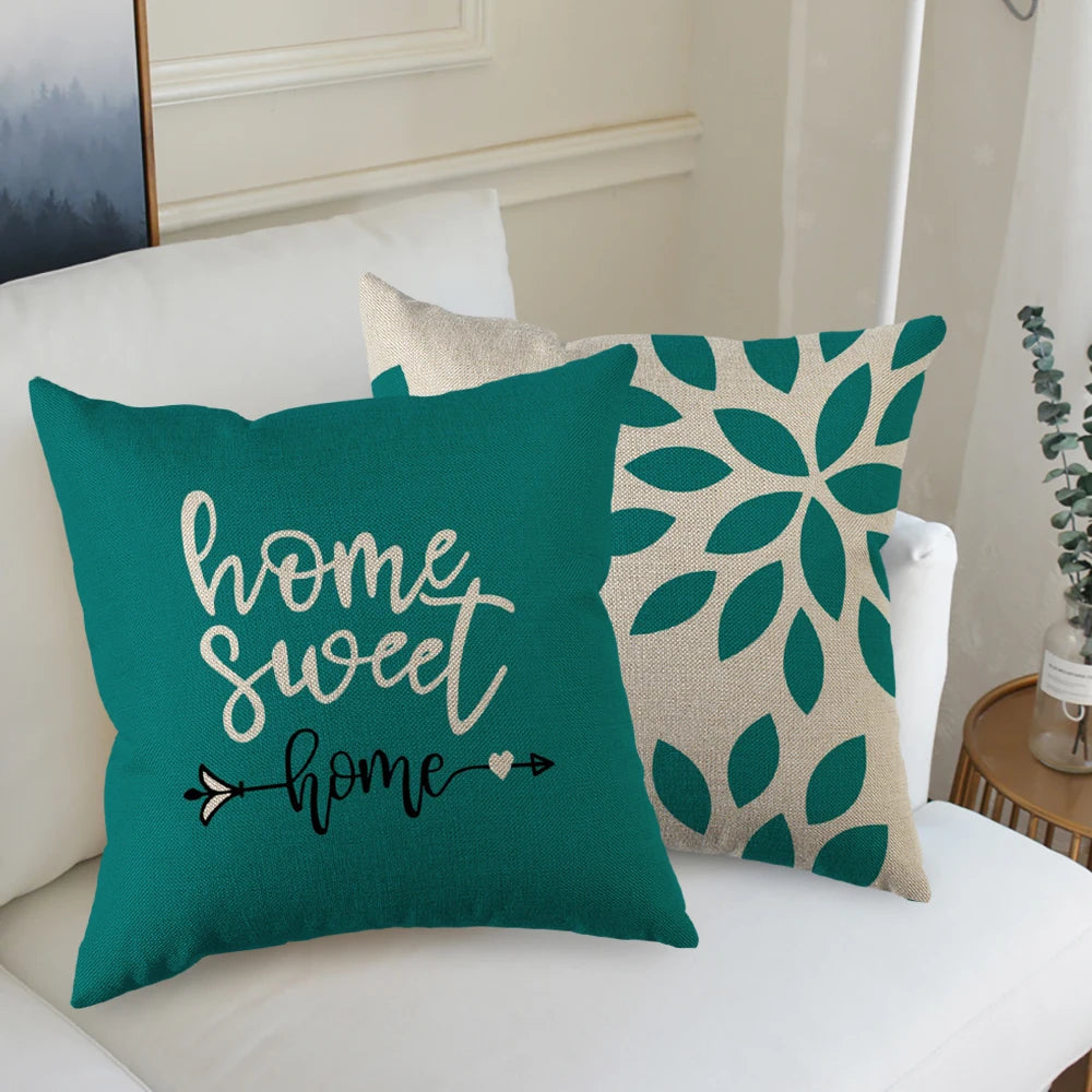 4pcs Linen Square Cushion Covers