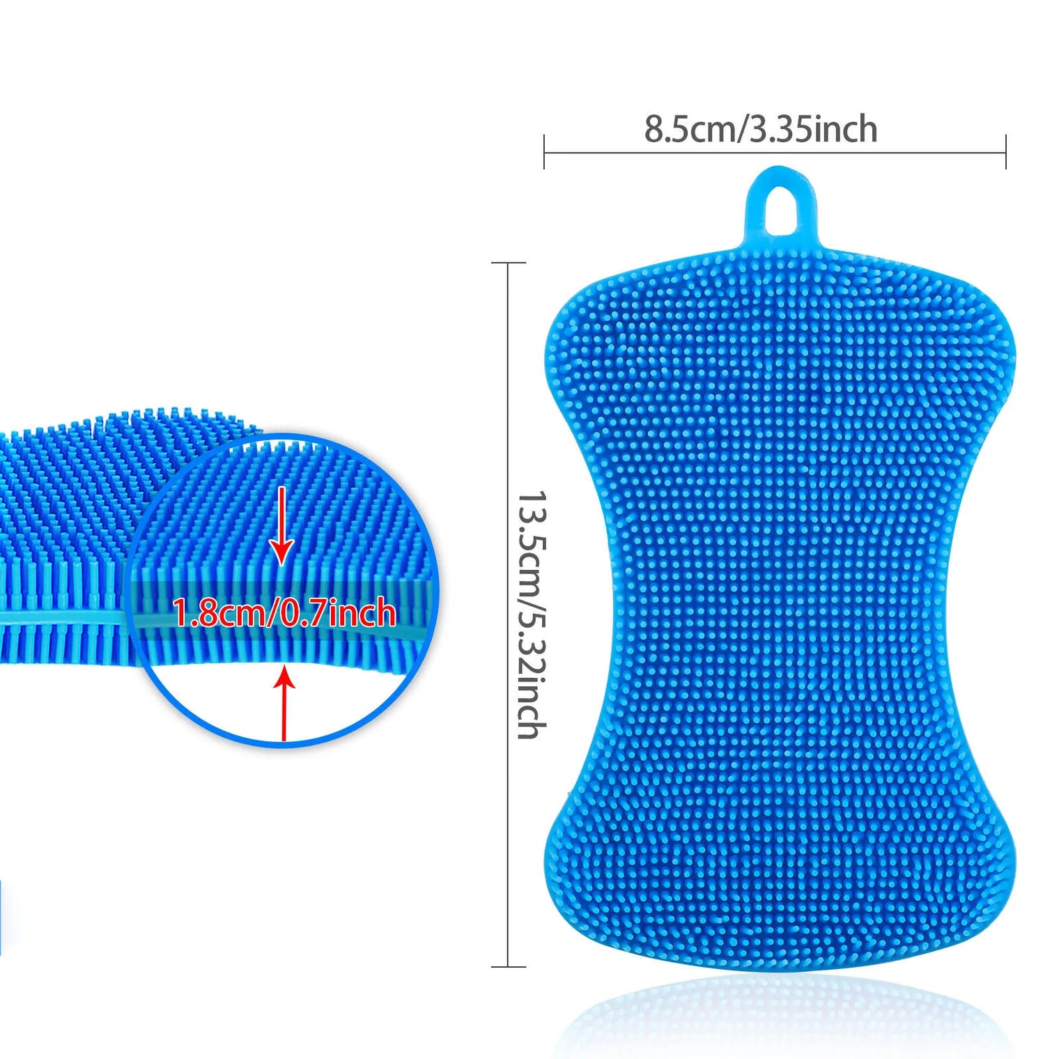 3-Pack Silicone Dish Sponges