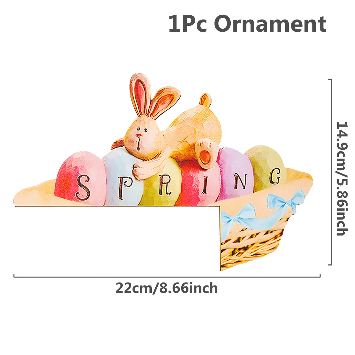 2024 Easter Wooden Decoration