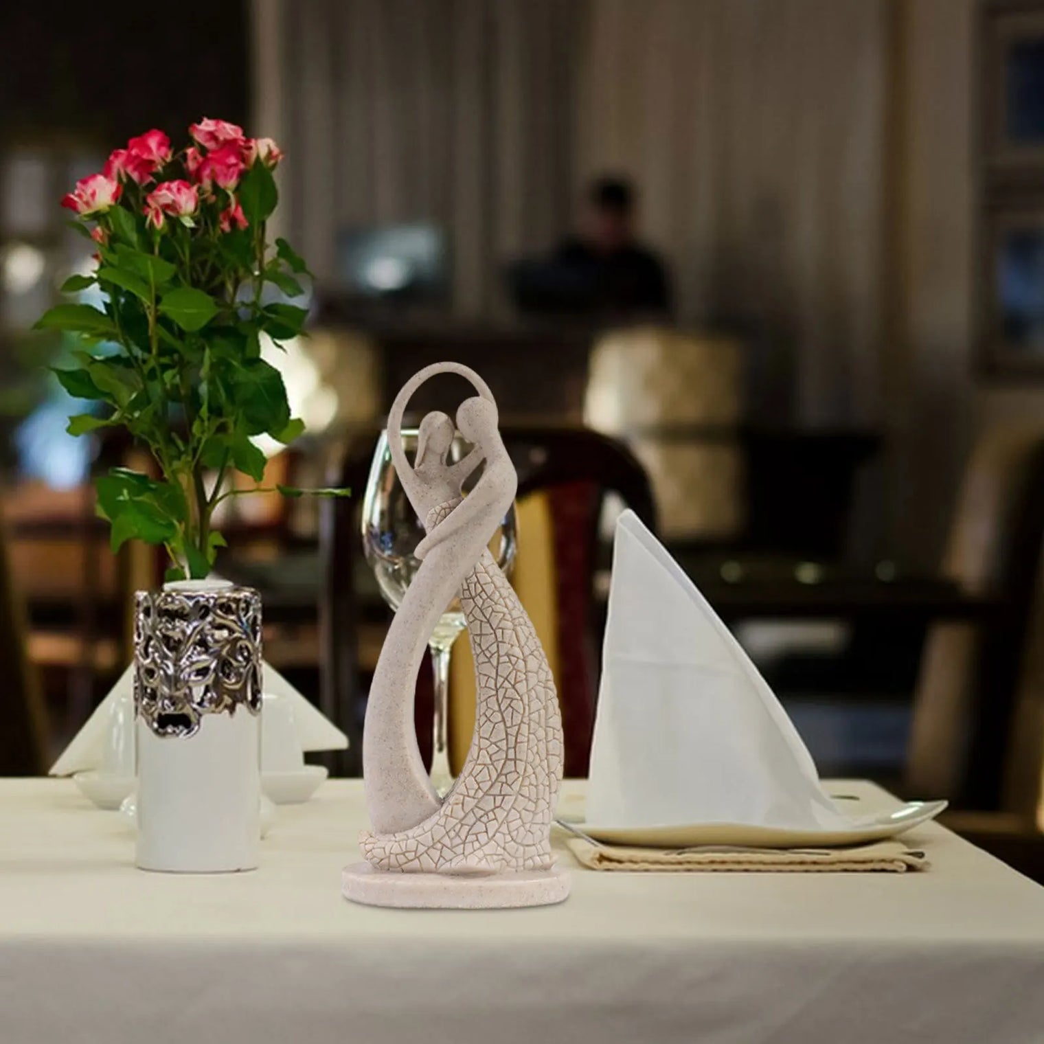 Couples Abstract Statue