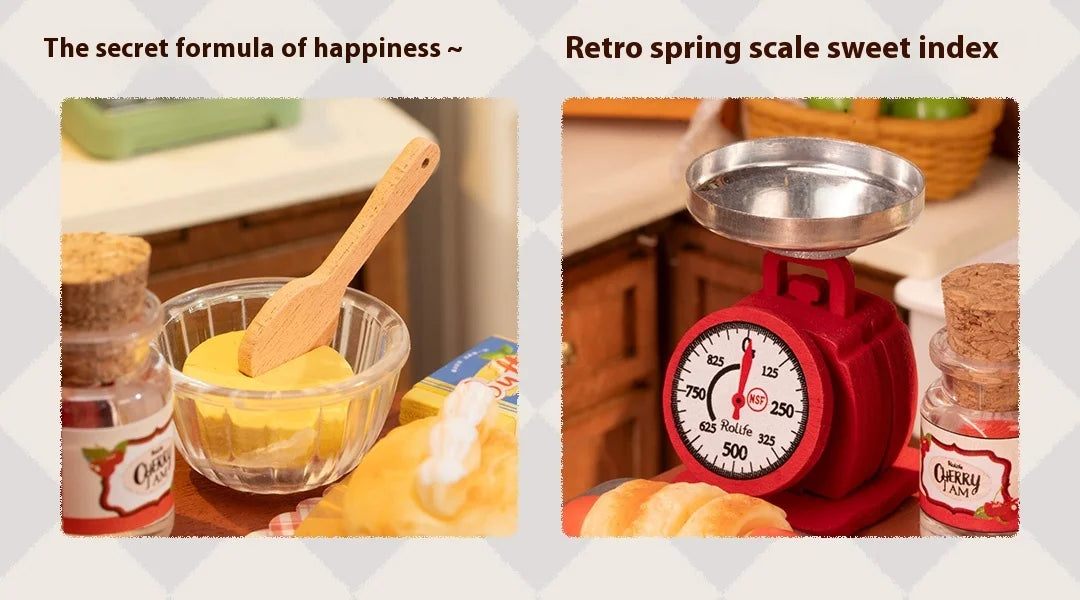 DIY Wooden Baking Hut Puzzle Toy