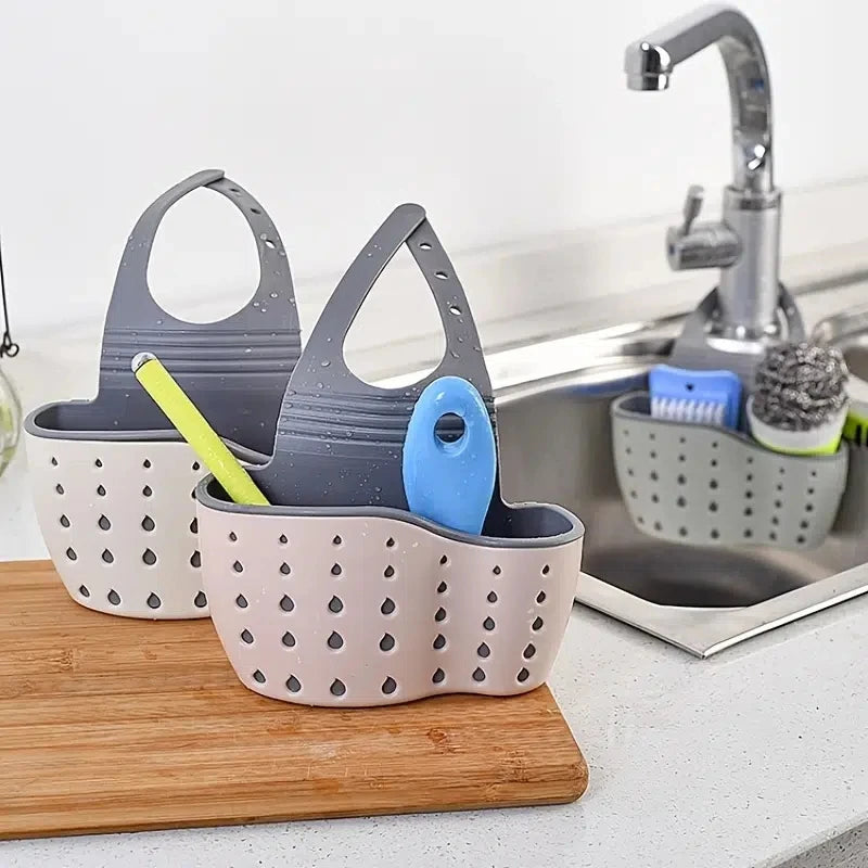 Adjustable Snap-On Sink Sponge Holder