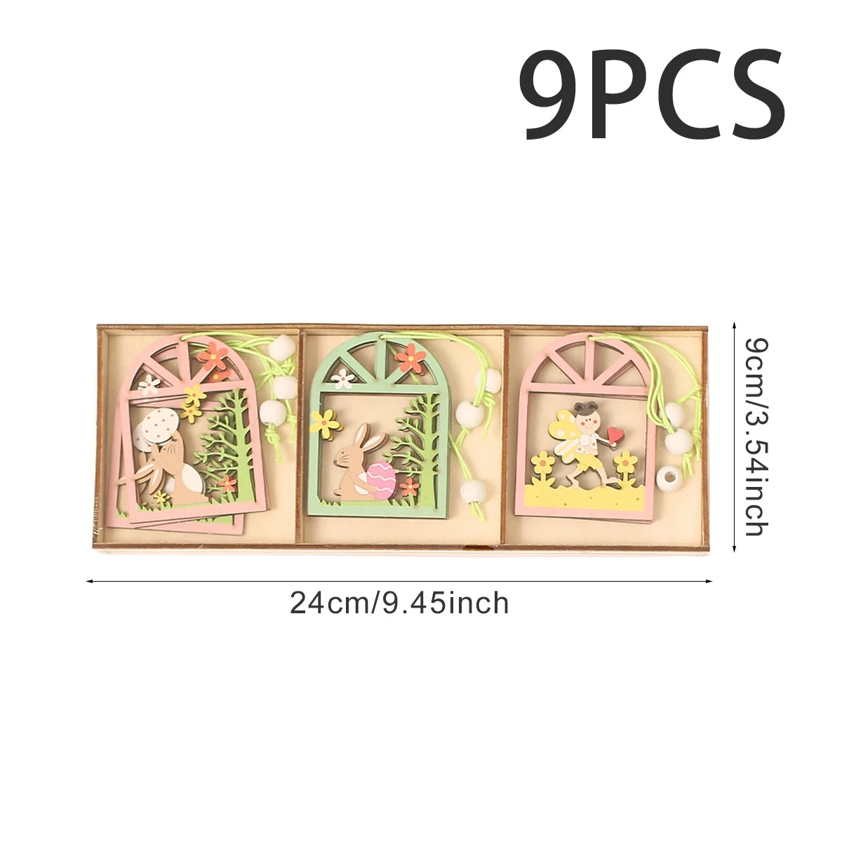 2024 Easter Wooden Decoration