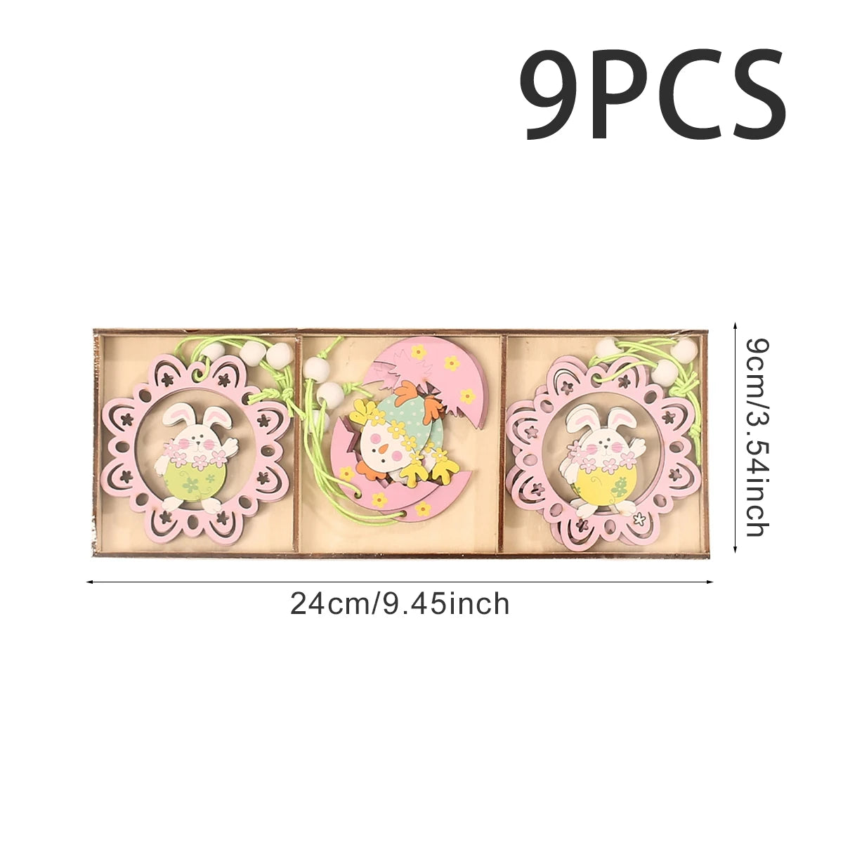 2024 Easter Wooden Decoration