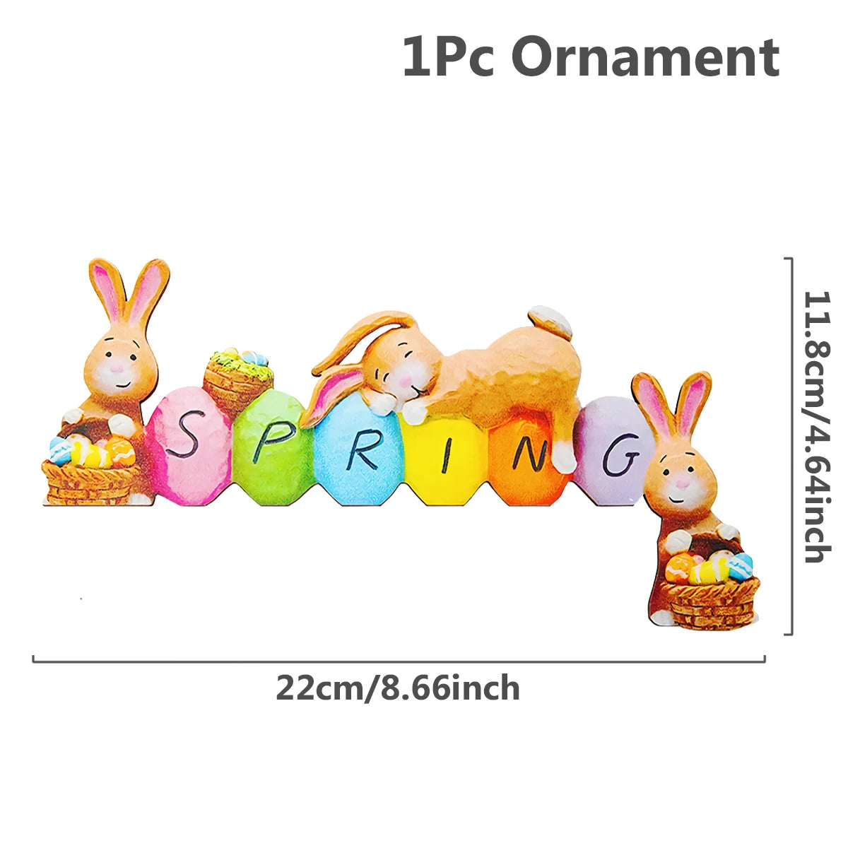 2024 Easter Wooden Decoration