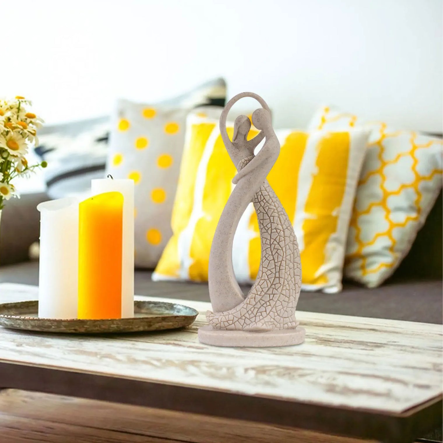 Couples Abstract Statue