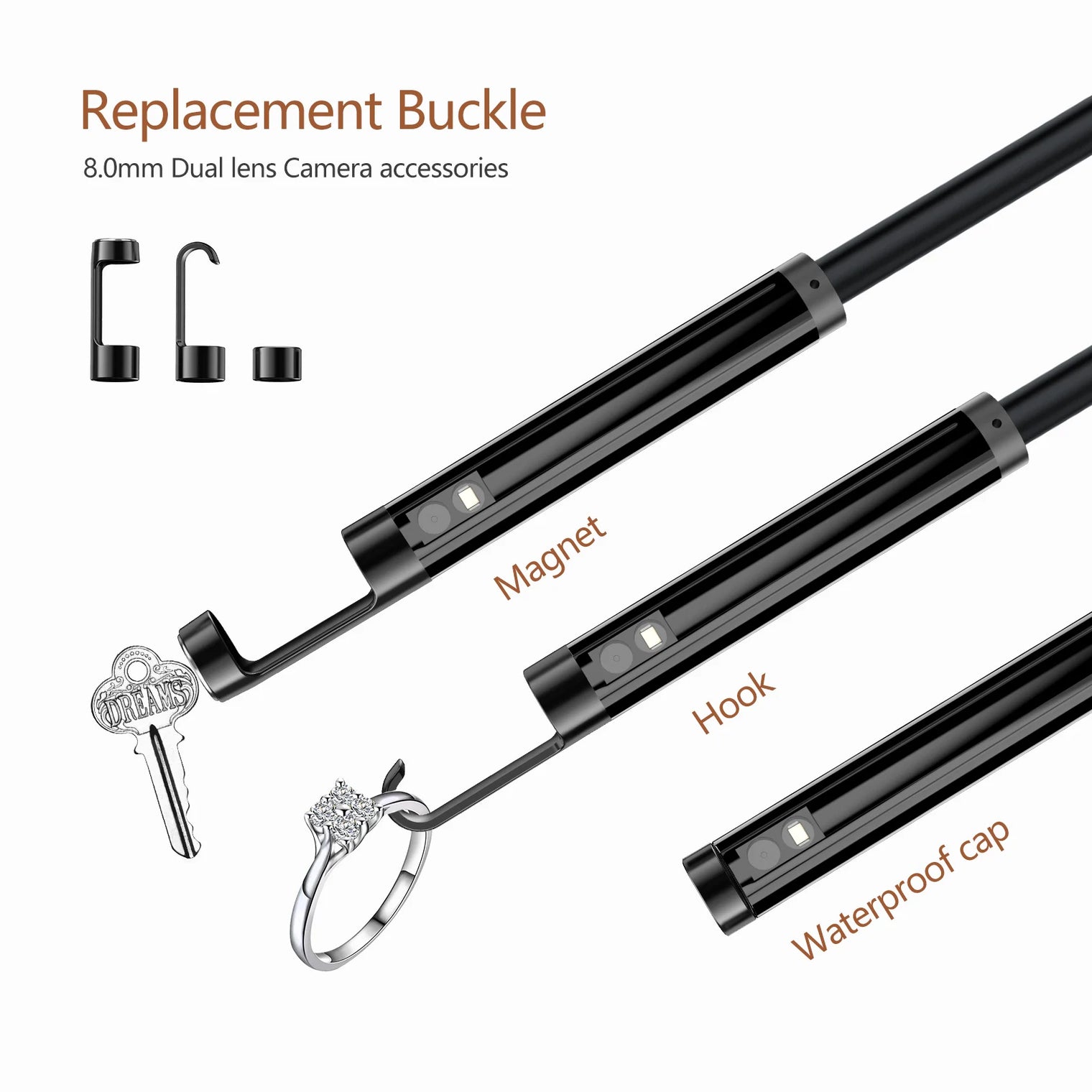4.3" IPS 1080P Endoscope Camera