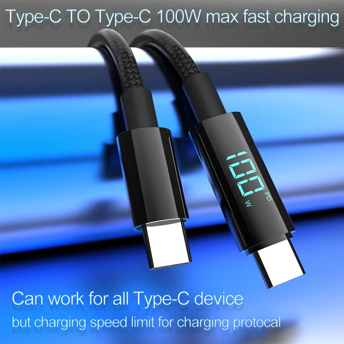 USB-C Fast Charger with LCD