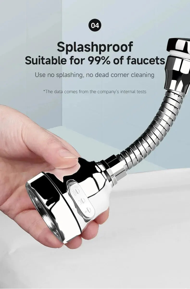 3-Mode Universal Kitchen Faucet Extender: