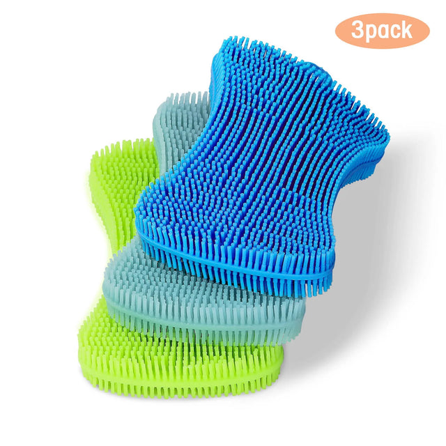 3-Pack Silicone Dish Sponges