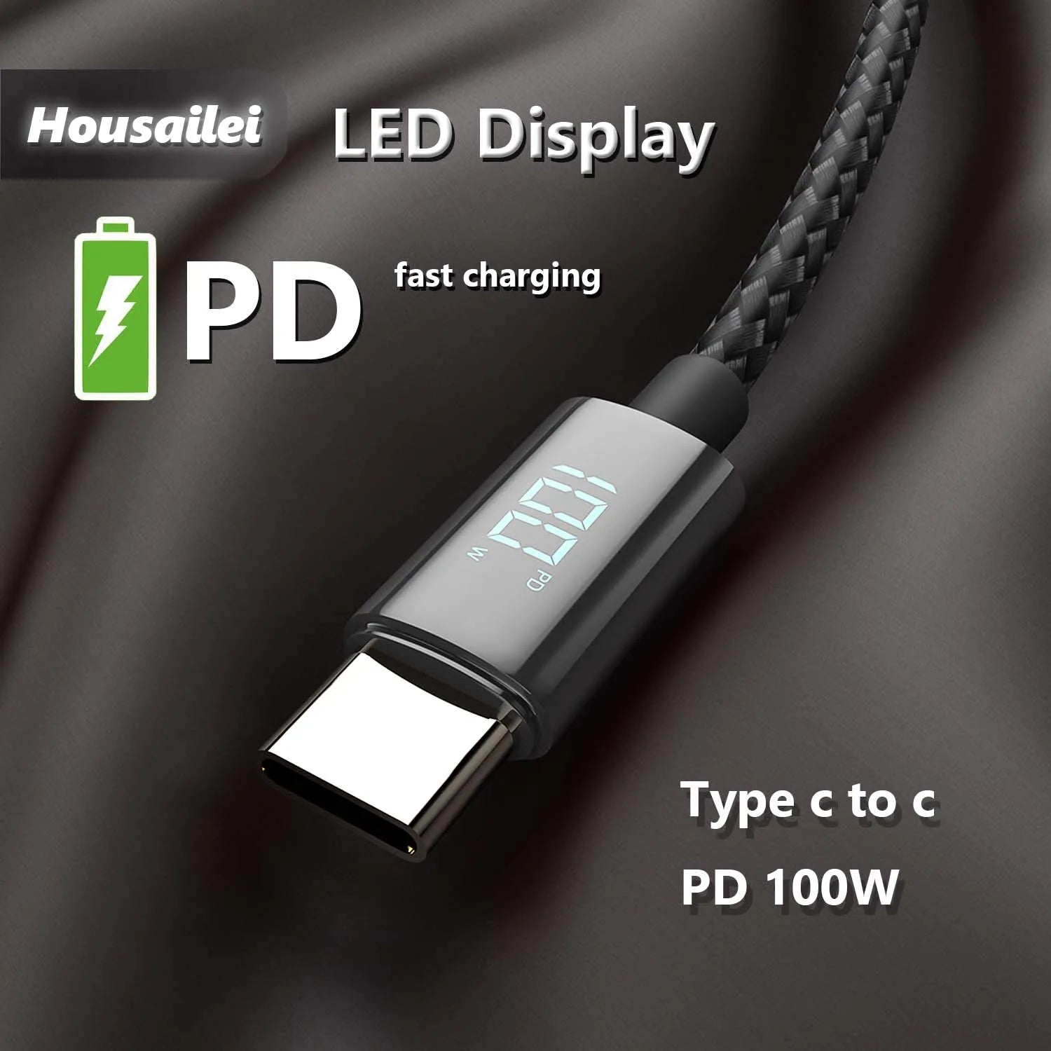 USB-C Fast Charger with LCD