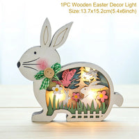 2024 Easter Wooden Decoration