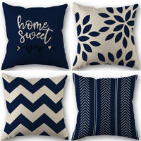 4pcs Linen Square Cushion Covers