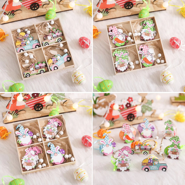 2024 Easter Wooden Decoration