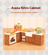 DIY Wooden Baking Hut Puzzle Toy