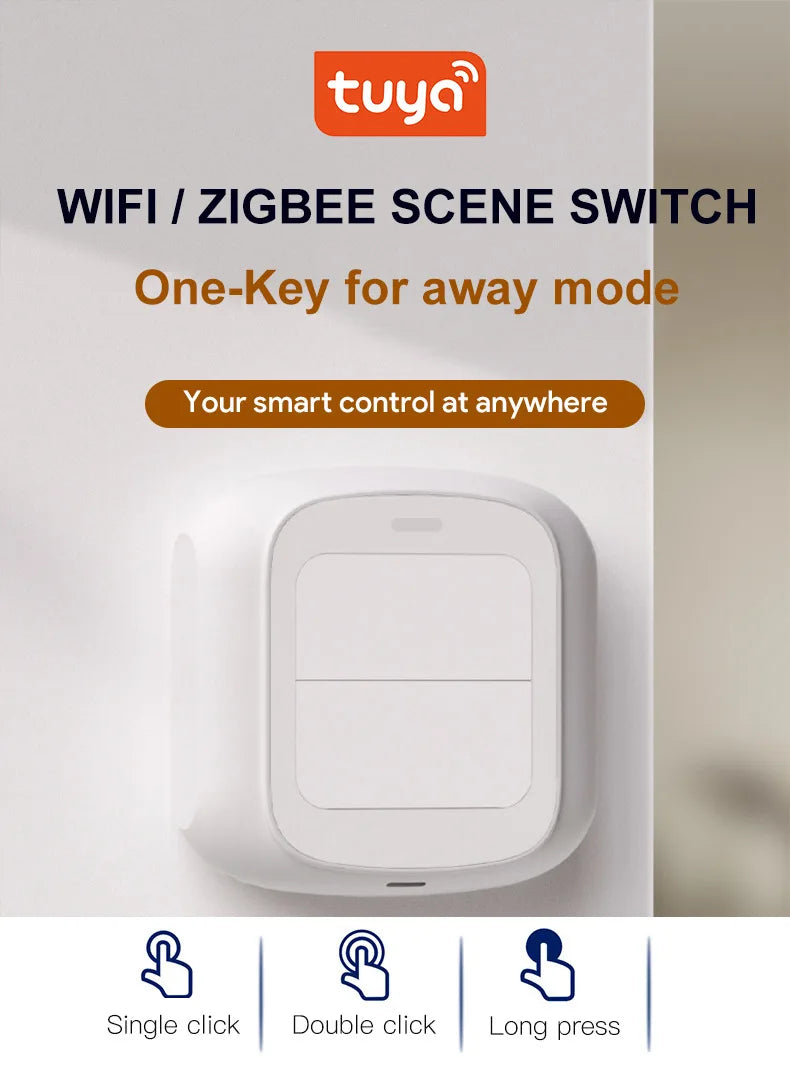 Tuya 2-Gang Smart Scene Switch