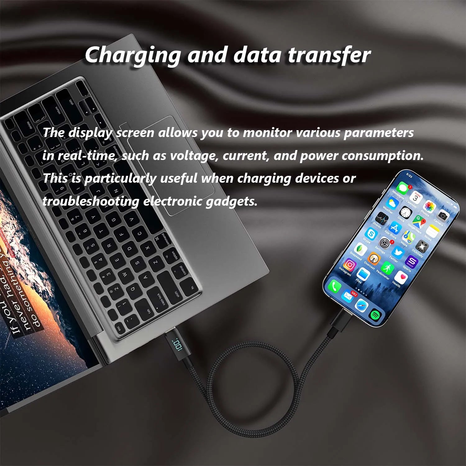 USB-C Fast Charger with LCD