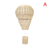 Rattan Hot Air Balloon Decor