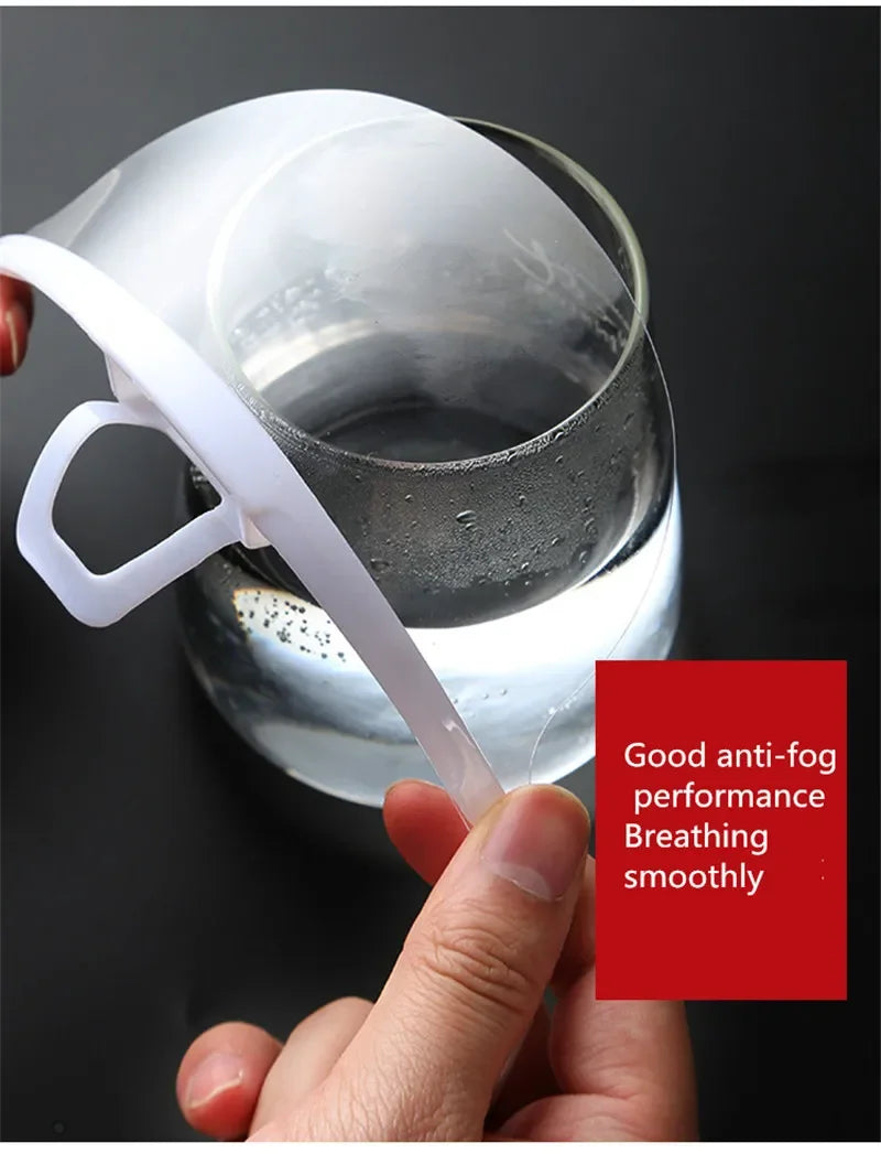 10pcs Transparent Anti-Fog Masks