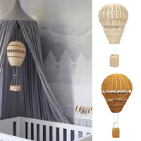 Rattan Hot Air Balloon Decor