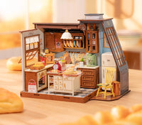 DIY Wooden Baking Hut Puzzle Toy