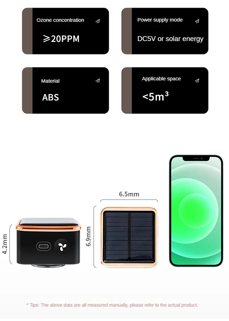 Solar Car Air Purifier