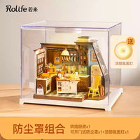 DIY Wooden Baking Hut Puzzle Toy