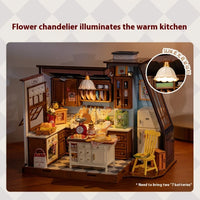 DIY Wooden Baking Hut Puzzle Toy