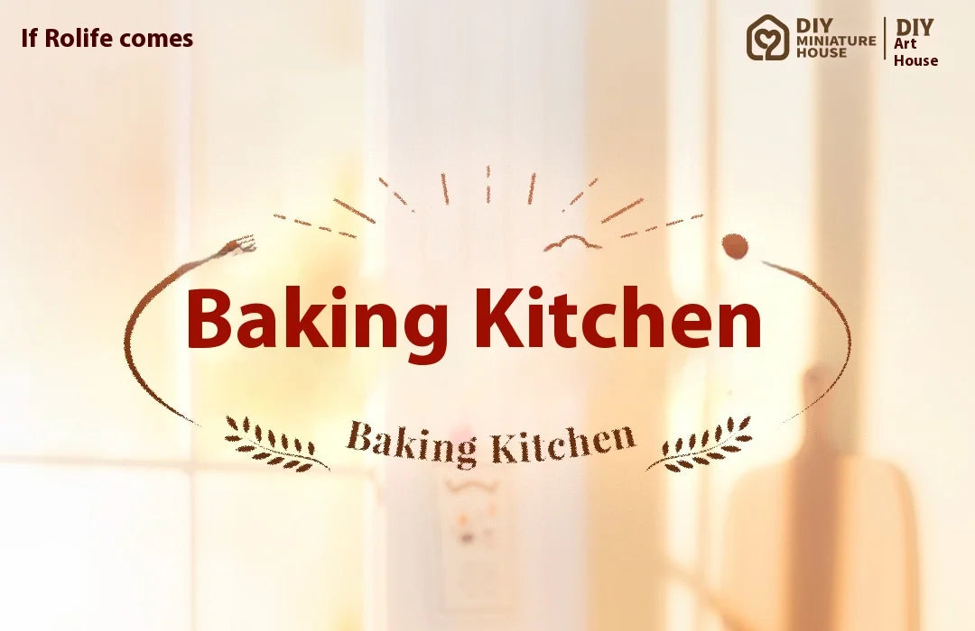 DIY Wooden Baking Hut Puzzle Toy